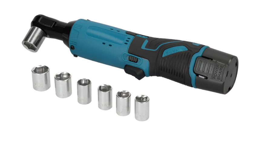 12V Cordless Electric Ratchet Wrench Kit