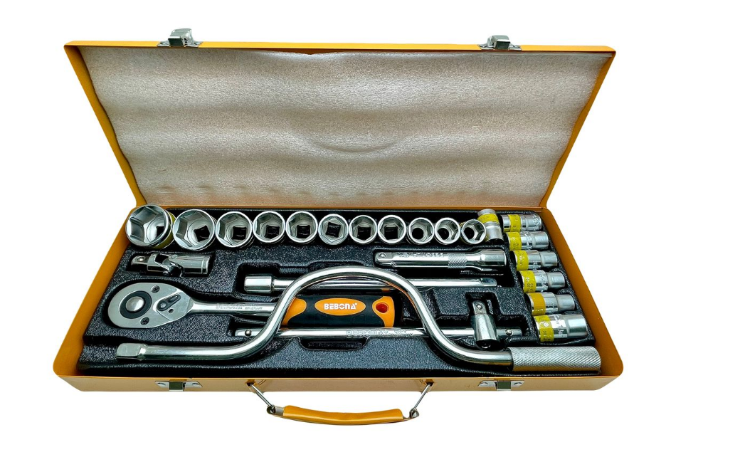 24-Piece 1/2" Heavy-Duty Socket Set | Rocker Arm Tool Kit