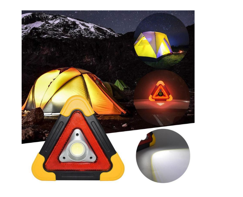 Triangle Emergency Warning Light - Roadside, Camping, Backpacking