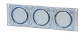 Heavy-Duty Triple License Disc Holder | Clear Car Window Holder