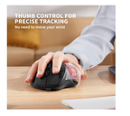 Ergonomic Trackball Mouse (Right-Handed) – Bluetooth & 2.4GHz Wireless, Rechargeable USB-C, Adjustable DPI – alternate view 4