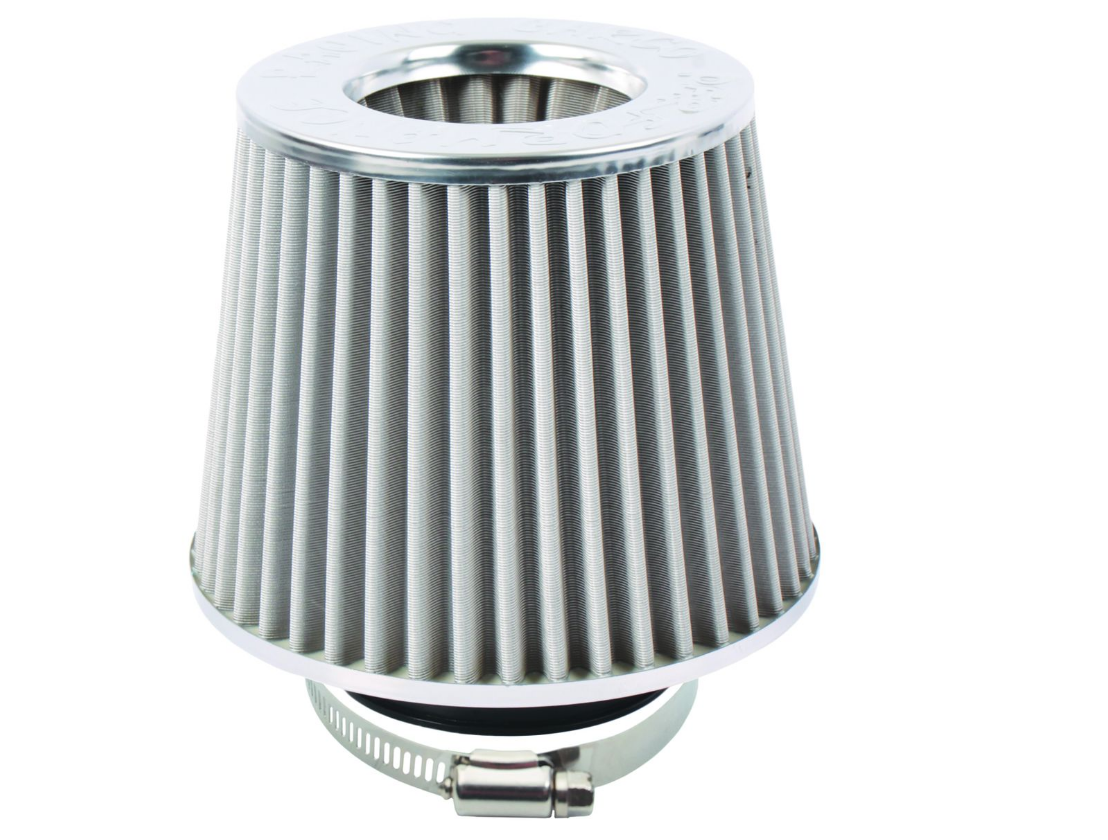 Stainless Steel Open Top Cone Washable Air Filter - 76mm Inlet