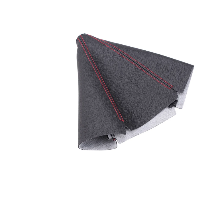 Universal Gear Shift Knob Boot Cover – PU Leather Manual Gear Shifter Gaiter – alternate view 3