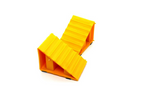 Rubber Small Wheel Chock Set – 2 Piece Vehicle Wheel Stops – alternate view 2