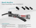 Bosch AeroEco Neo Wiper Blades 600mm / 24" (2 Pack) – Windscreen Wiper Set – alternate view 2