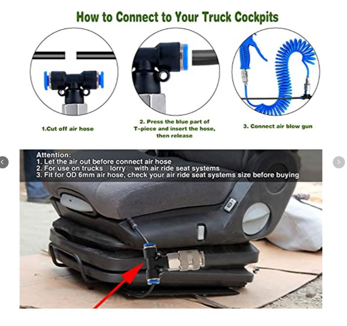 Air Blow Gun Kit 3-Piece | Truck & Workshop Cleaning Tool