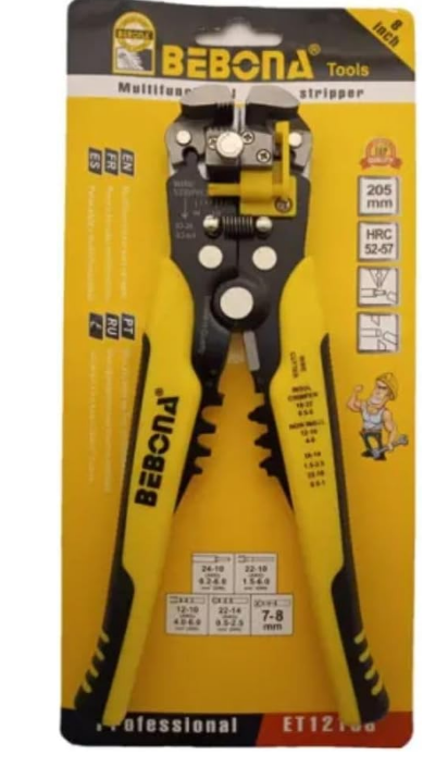 3-in-1 Automatic Wire Stripper | Self-Adjusting Cutting & Crimping Tool