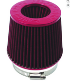 Universal Air Filter, Blue, Aluminium, Metallic Finish, 76mm Inlet – alternate view 2