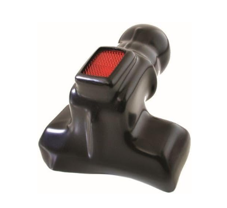 Gooseneck Tow Hitch Cover 50cm – Black with Red Reflector