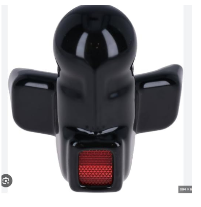 Gooseneck Tow Hitch Cover 50cm – Black with Red Reflector