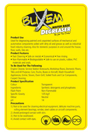 Blixem Degreaser 1L – Engine Cleaner for Cars South Africa – alternate view 4