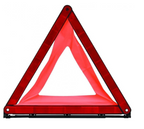 Emergency Warning Triangle – Reflective Roadside Safety Triangle with Case – alternate view 2