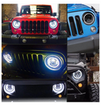 LED Headlight Kit for Jeep (2 Piece) – High Power Headlamp Set – alternate view 3