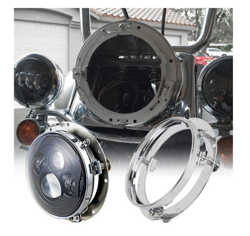 7-Inch Headlight Mounting Bracket for Jeep Wrangler – Heavy Duty Headlamp Holder