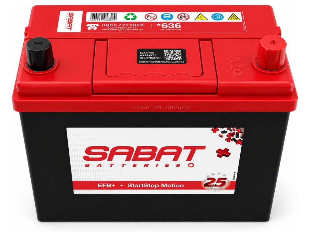 Sabat 636 Car Battery 12V 45Ah
