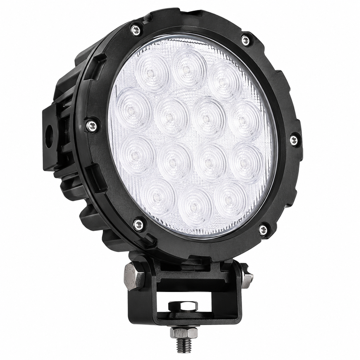7-Inch 51W LED Spot Light (Single, Aluminium Silver) – Off-Road Driving Light