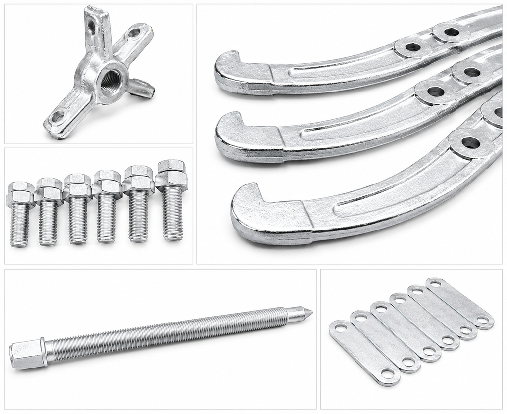 Three Jaw Puller 10*Inch Heavy Duty Gear, Bearing & Pulley Removal Tool