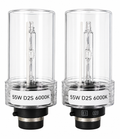 D2S Xenon Headlight Bulbs (+50% Brightness) – 2 Pack HID Replacement