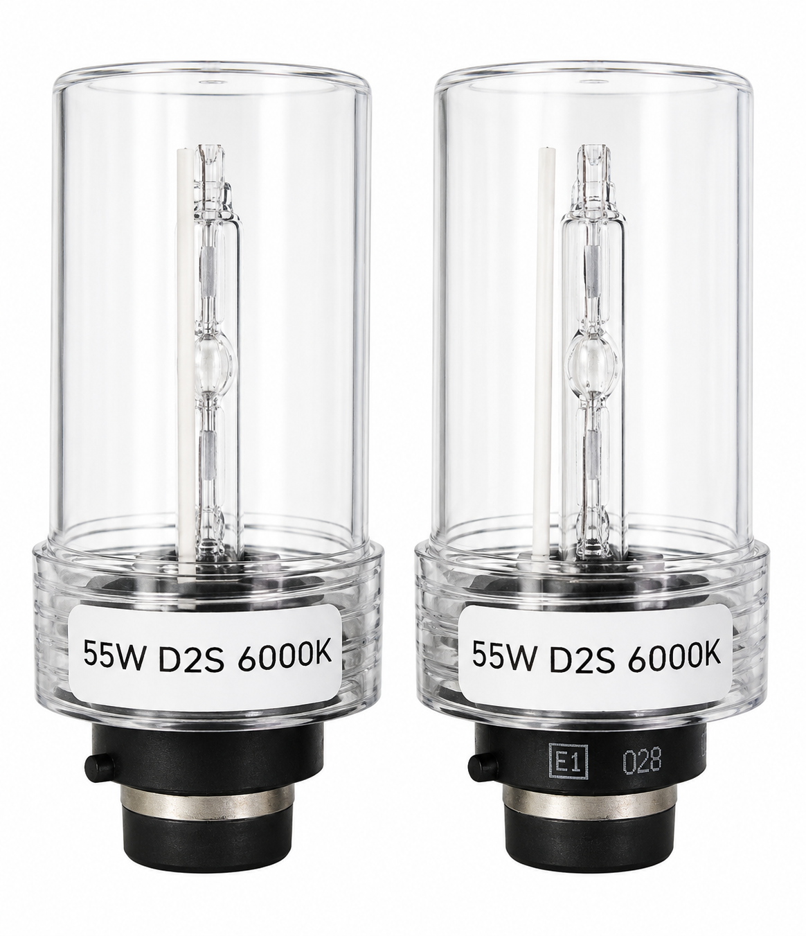 D2S Xenon Headlight Bulbs (+50% Brightness) – 2 Pack HID Replacement