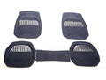 5 Piece Universal Trimmable Rubber Car Floor Mat Set – Heavy Duty Anti-Slip All-Weather Vehicle Mats