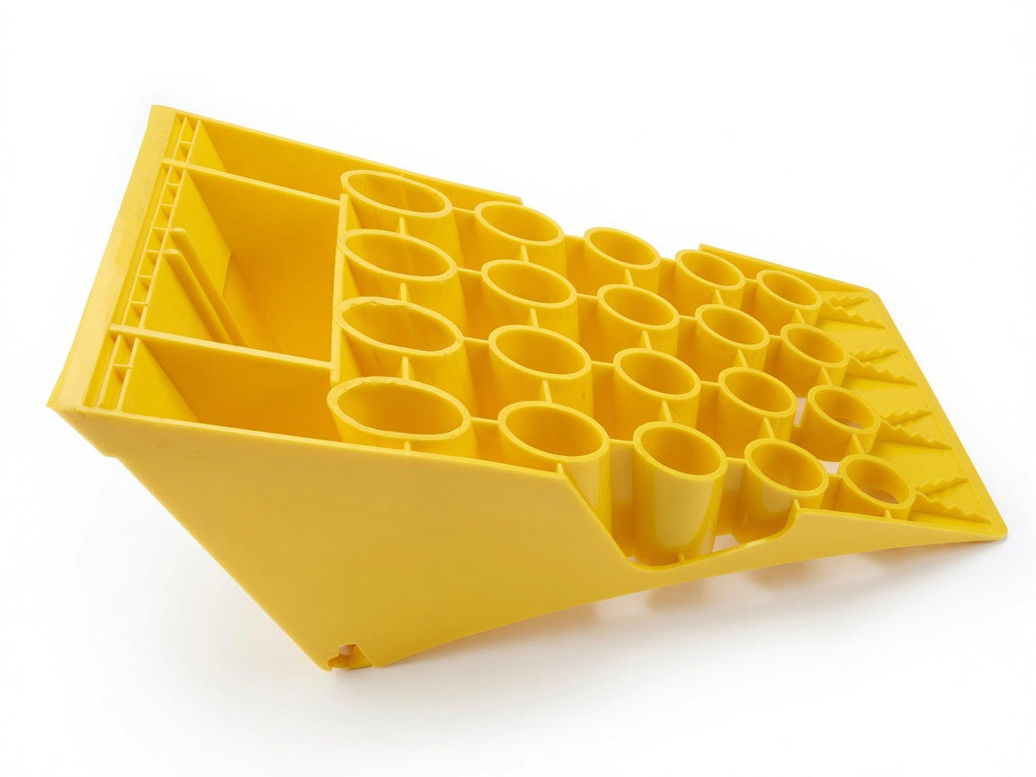 Heavy duty plastic wheel chock-50 ton capacity