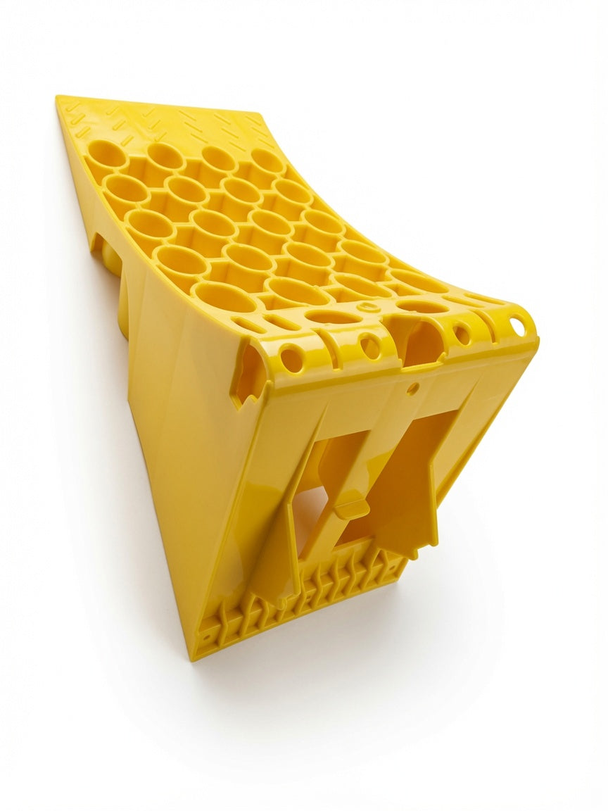 Heavy duty plastic wheel chock-50 ton capacity