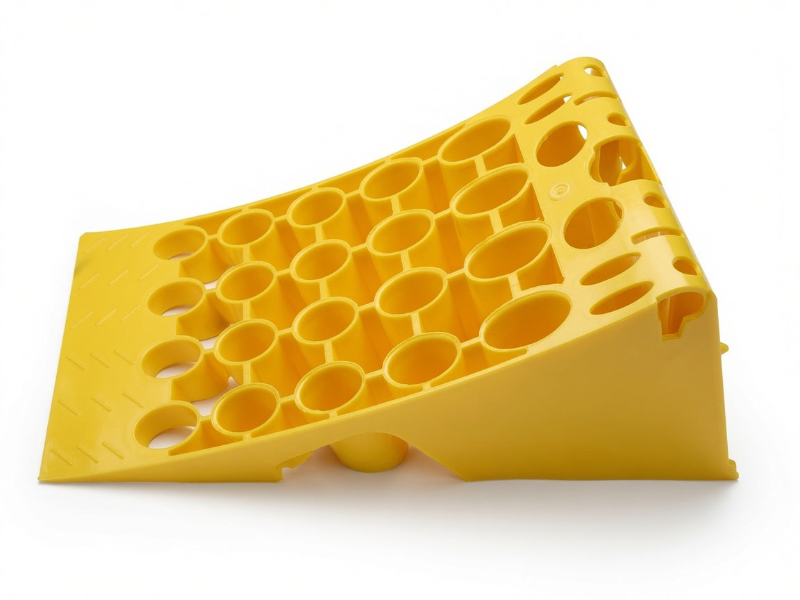 Heavy duty plastic wheel chock-50 ton capacity